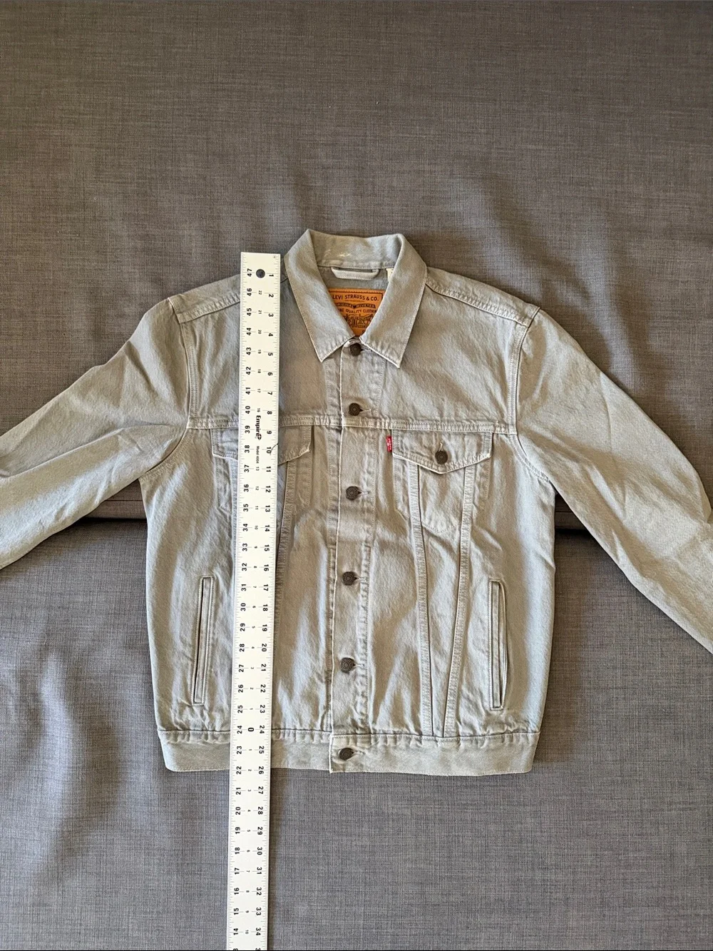 Levi's Pale Gray Denim Jacket - Men's - Picture 2 of 5